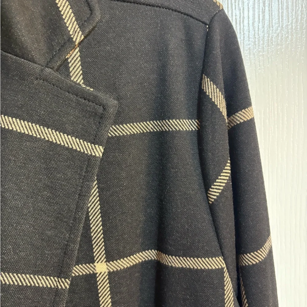 Maurices Black and Tan Checkered Blazer NWT - Picture 2 of 4